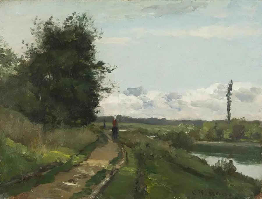Le sponde della Senna a Bougival - Camille Pissarro