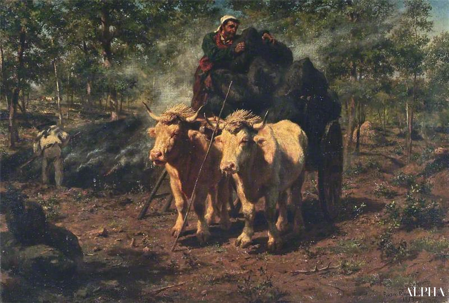 I Carbonai - Rosa Bonheur - Riproduzioni di quadri e dipinti di alta gamma