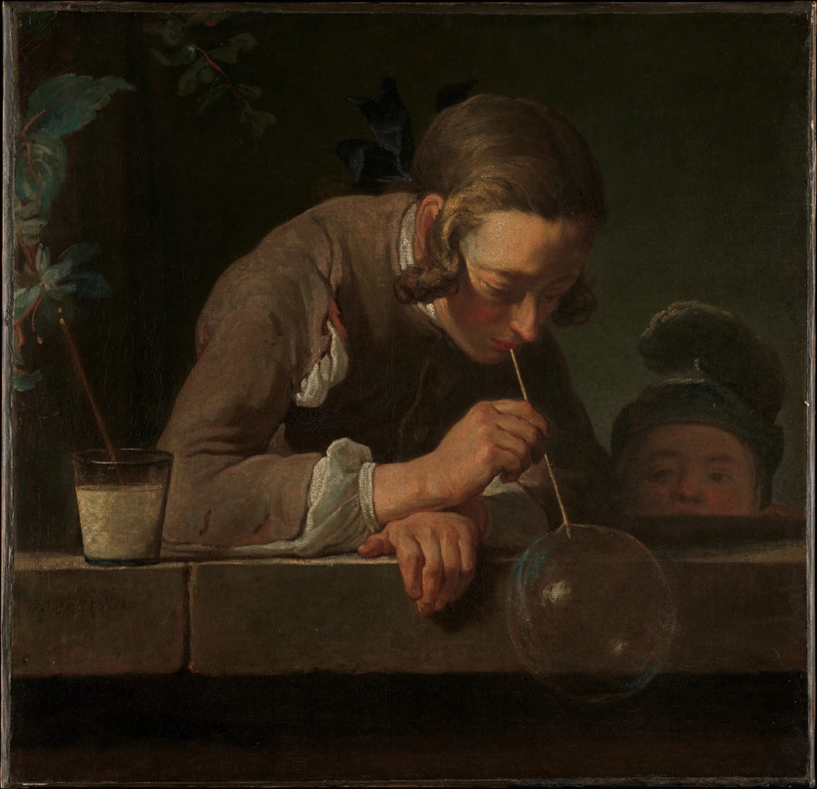 Le bolle di sapone - Jean Siméon Chardin