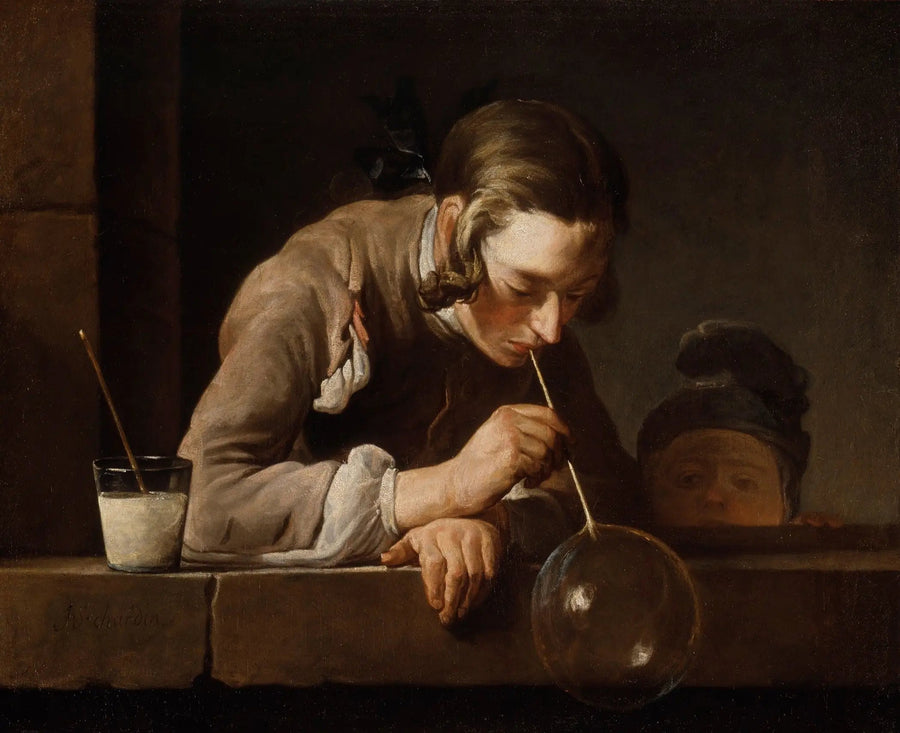 Le bolle di sapone - Jean Siméon Chardin