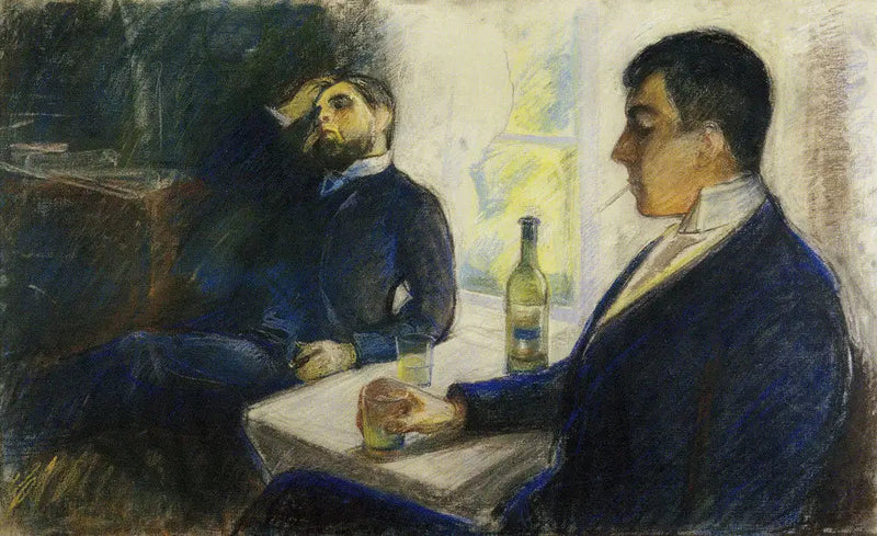I Bevitori di assenzio - Edvard Munch