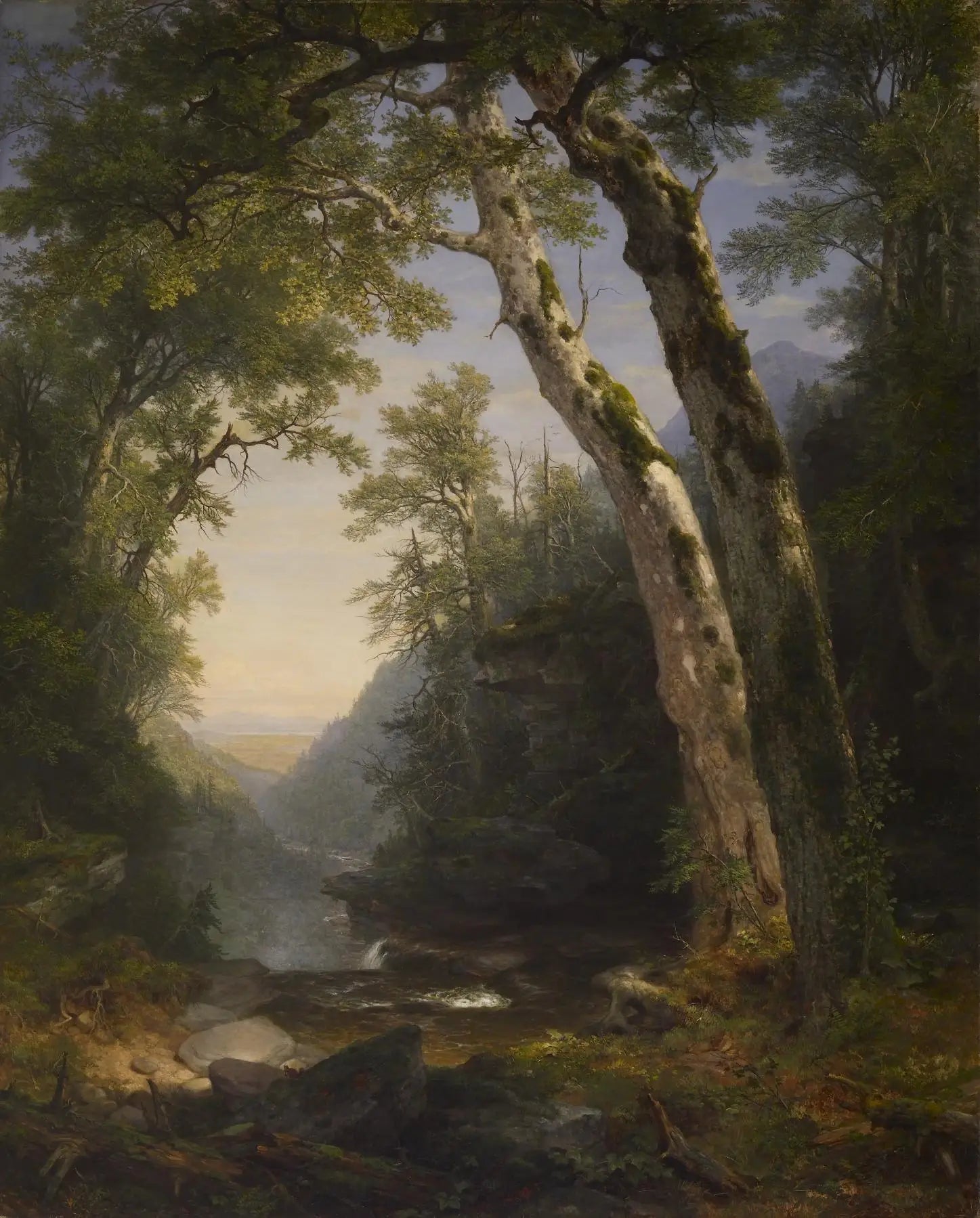 Les Catskills - Asher Brown Durand image 1 reproduction de peinture à l’huile