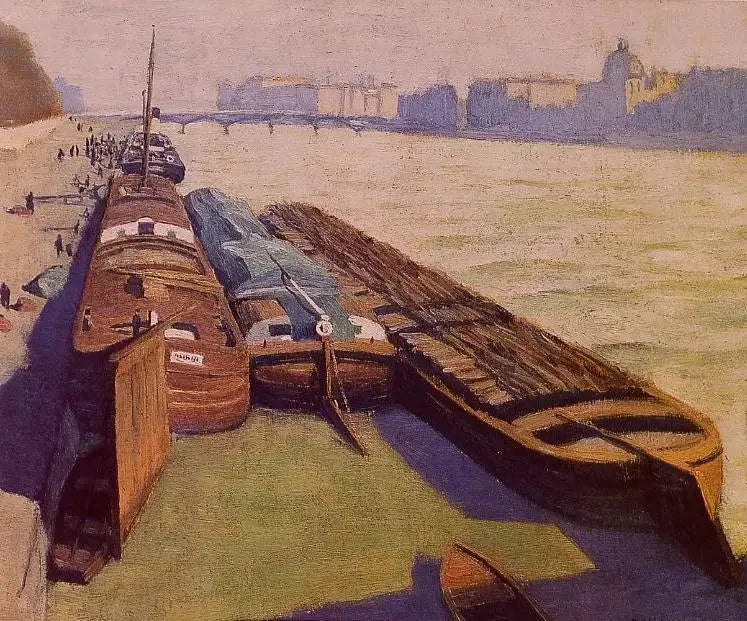 I clienti, lungo la Senna - Félix Vallotton