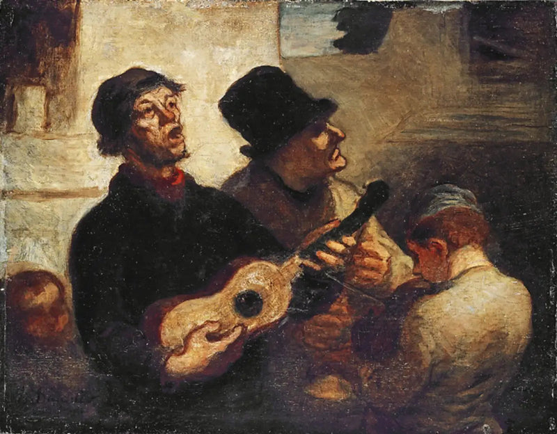 I Cantanti di strada - Honoré Daumier