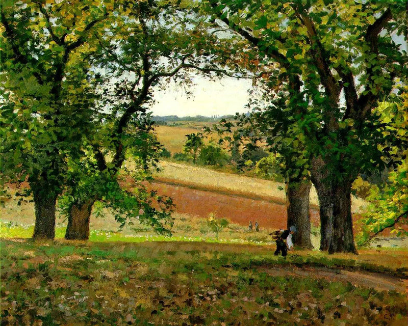 I castagni a Osny - Camille Pissarro