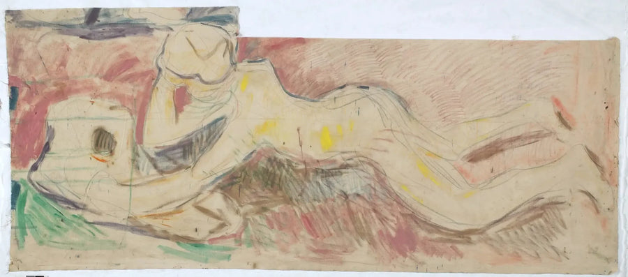 I Ricercatori: ragazzo sdraiato sullo stomaco - Edvard Munch