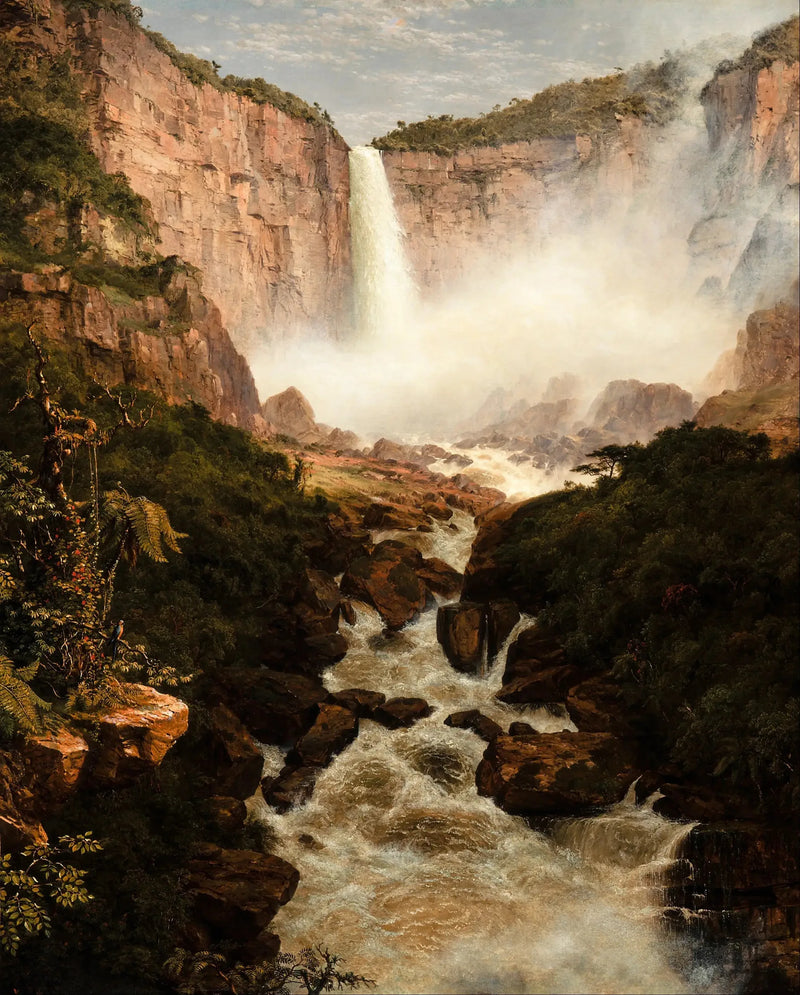 Le cascate di Tequendama vicino a Bogotà, Nuova-Grenada - Frederic Edwin Church