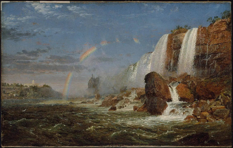 Le cascate del Niagara dal piede di Goat Island - Jasper Francis Cropsey