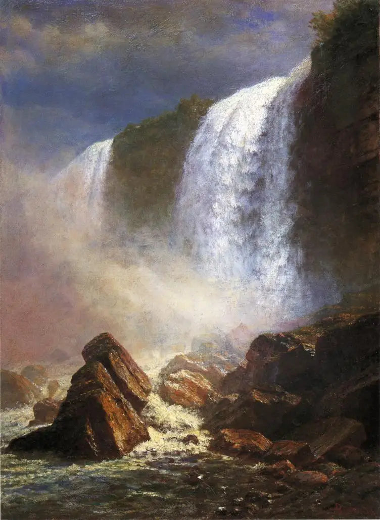 Le cascate del Niagara viste dall'alto - Albert Bierstadt