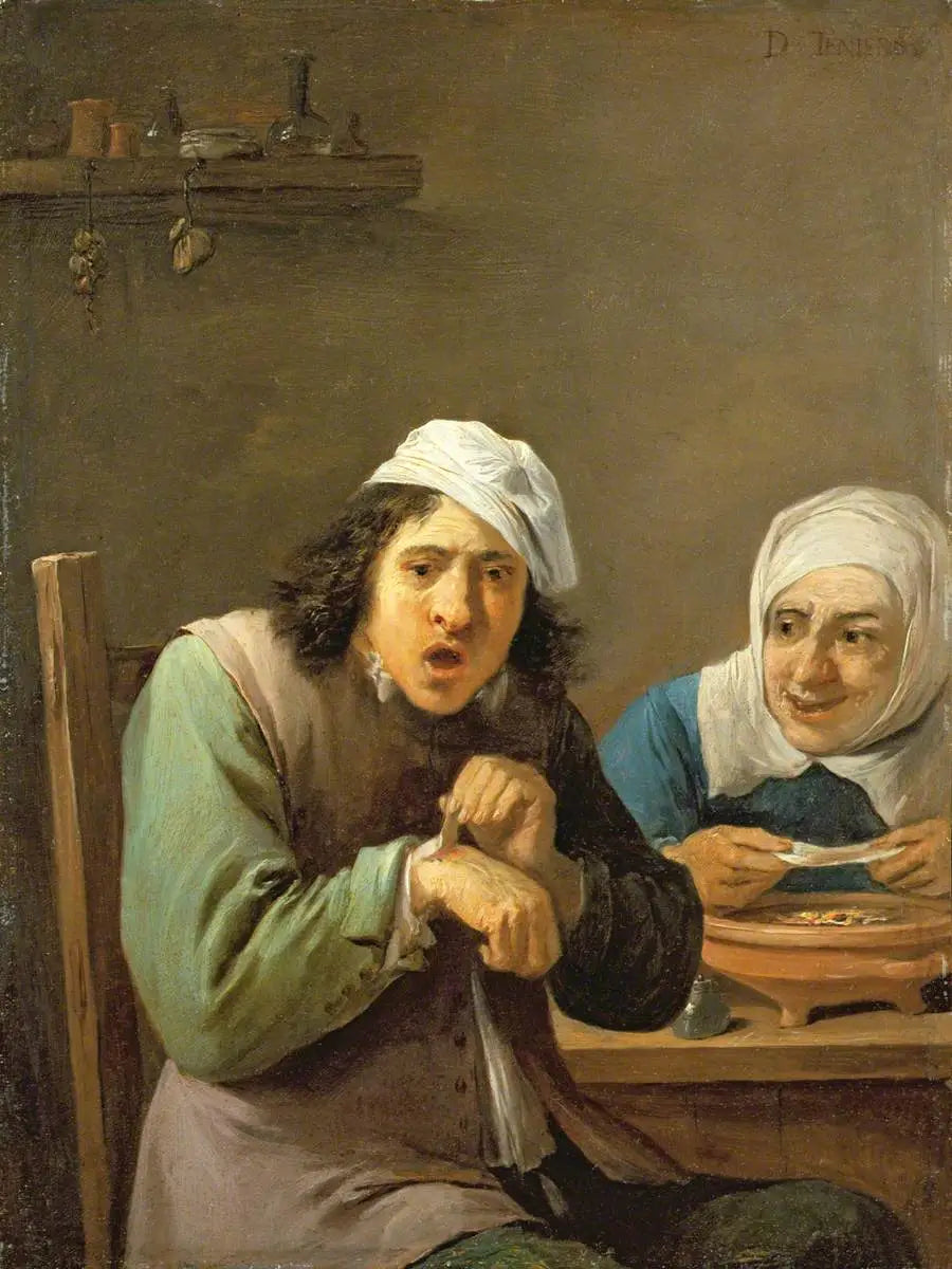 I cinque sensi : la percezione - David Teniers il Giovane