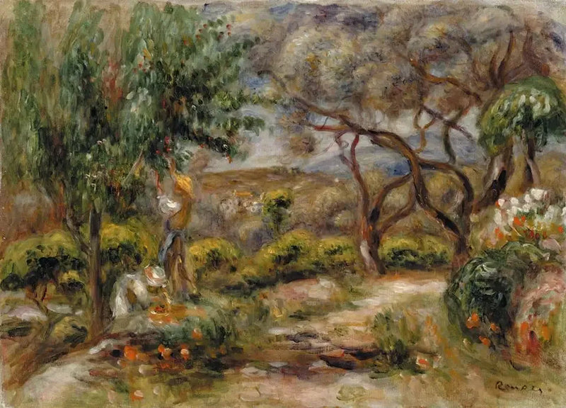 Le Collette a Cagnes - Pierre-Auguste Renoir