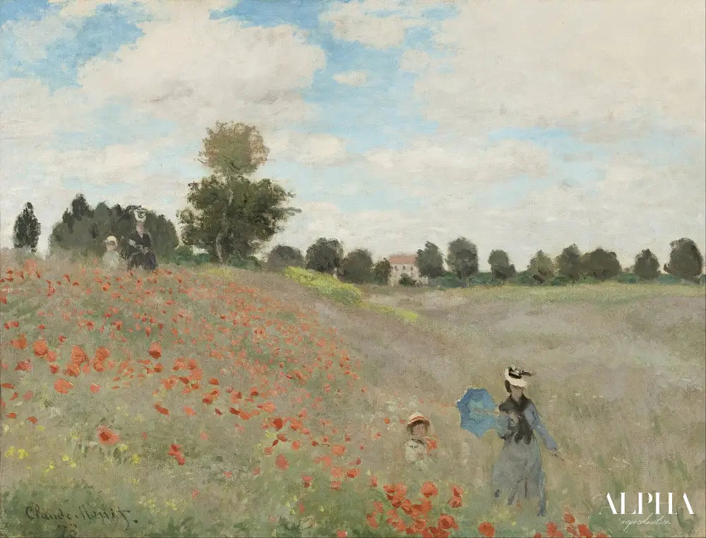 Les Coquelicots - Claude Monet : Une Reproduction d'Art Exceptionnelle - Reproductions de tableaux et peintures haut de gamme