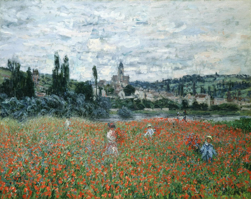 I Papaveri vicino a Vétheuil - Claude Monet