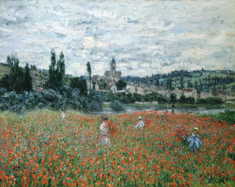 I Papaveri vicino a Vétheuil - Claude Monet