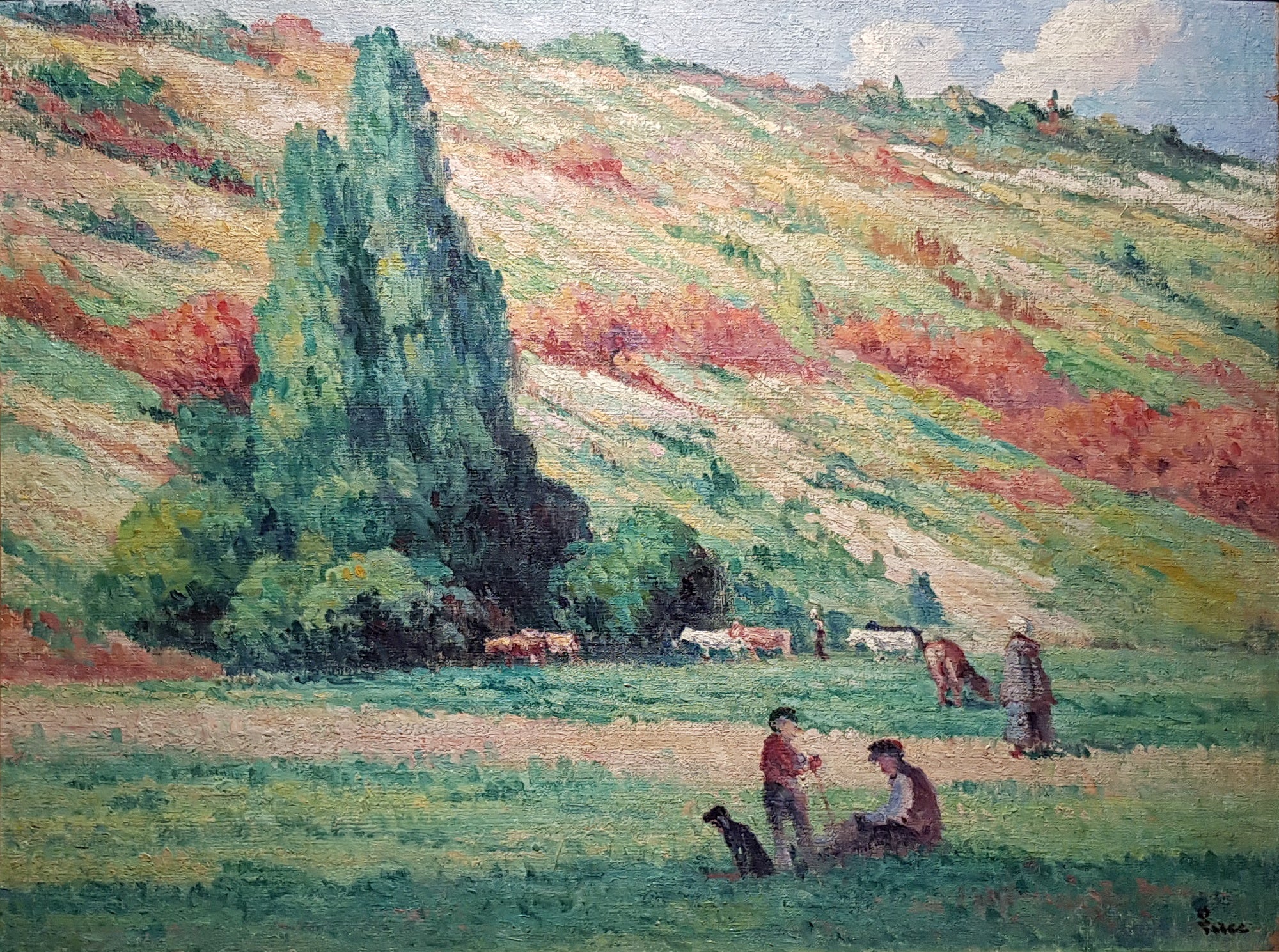 Les Côteaux Bessy-sur-Cure - Maximilien Luce - Alpha Reproduction