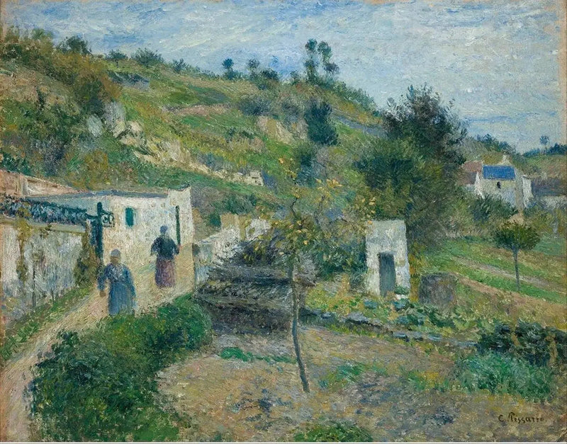Le colline di Auvers - Camille Pissarro