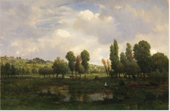 Le colline di Melun - Théodore Rousseau