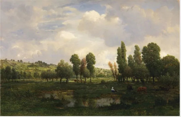 Le colline di Melun - Théodore Rousseau