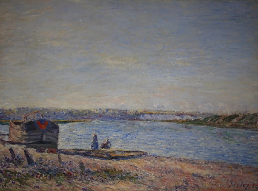 I Vigneti di Veneux, vista da Saint Mammès - Alfred Sisley