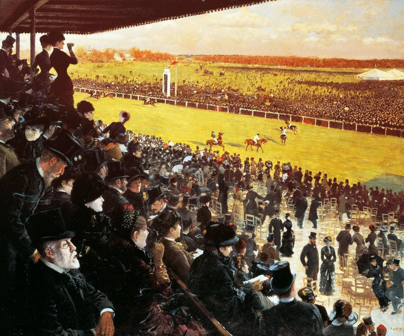 Le corse a Longchamp - II - Giuseppe De Nittis