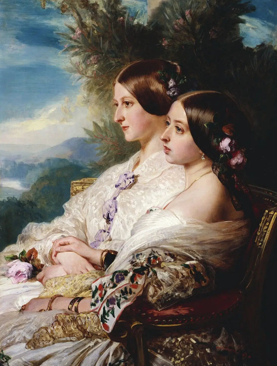 Le cugine : la regina Vittoria e Vittoria, duchessa di Nemours - Franz Xaver Winterhalter