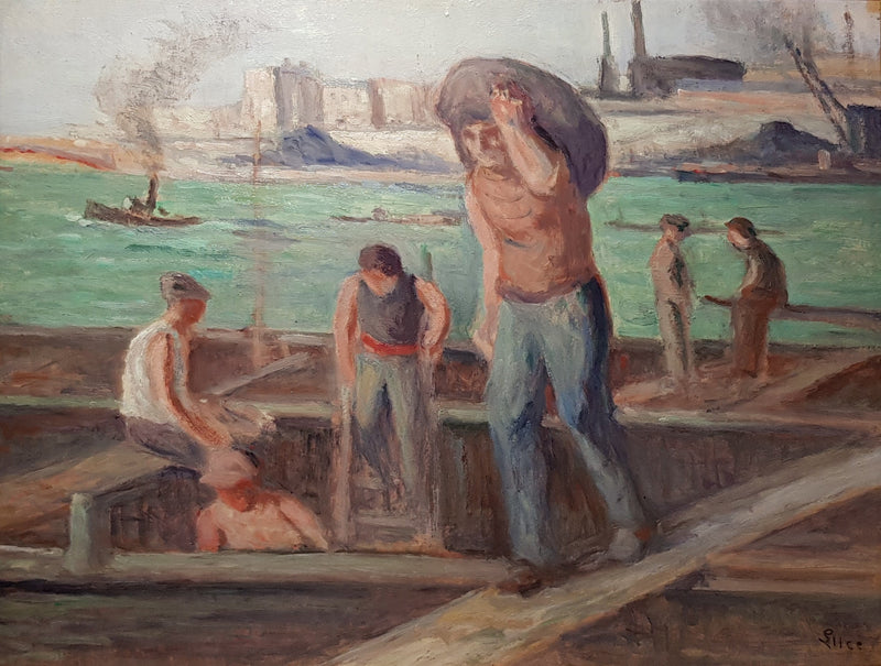 I magazzinieri - Maximilien Luce
