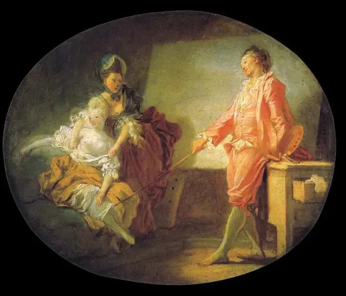 Gli Inizi del modello - Jean-Honoré Fragonard