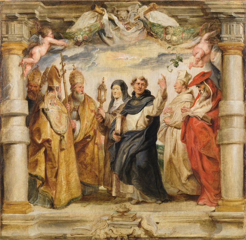 I difensori dell'Eucaristia - Peter Paul Rubens