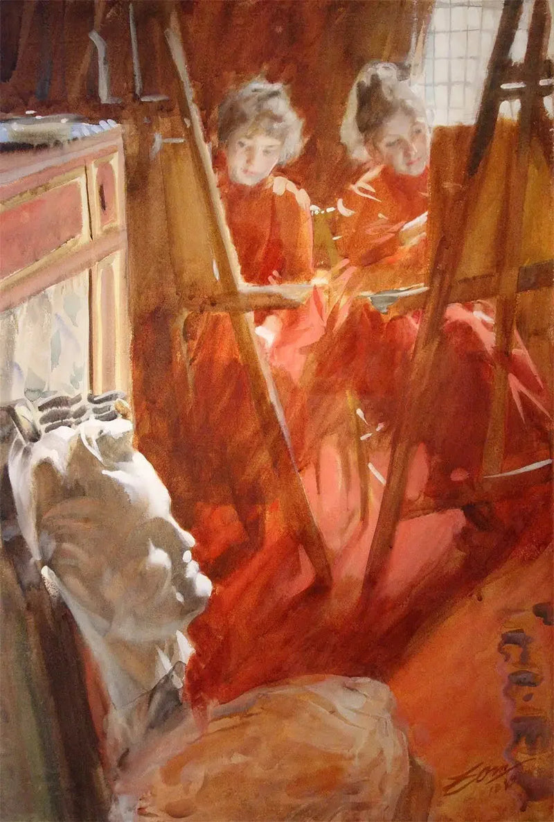 Le Signorine Schwartz - Anders Zorn