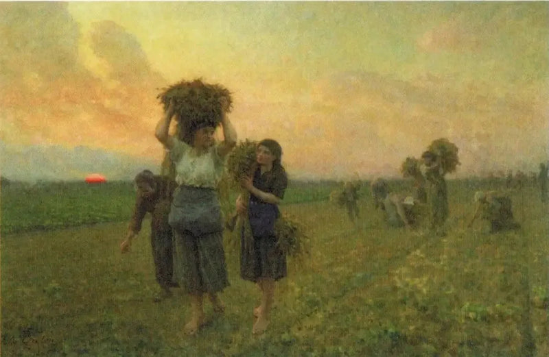 Le ultime mietitrici - Jules Breton