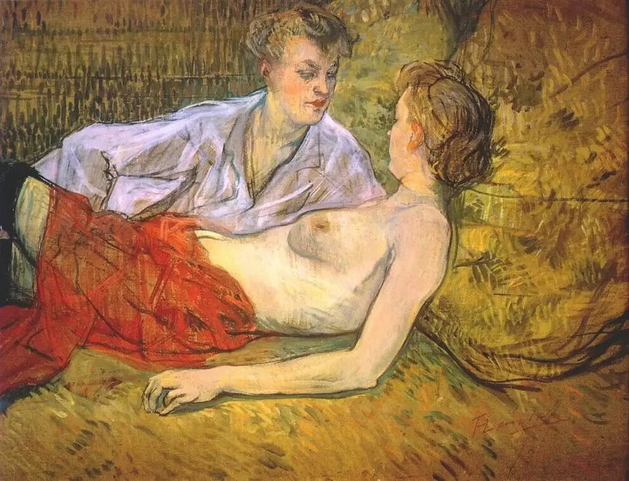 Le due amiche - Henri de Toulouse-Lautrec