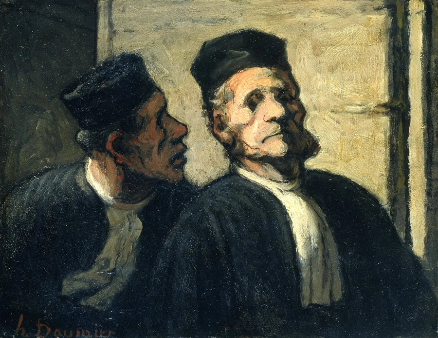 I Due Avvocati - Honoré Daumier