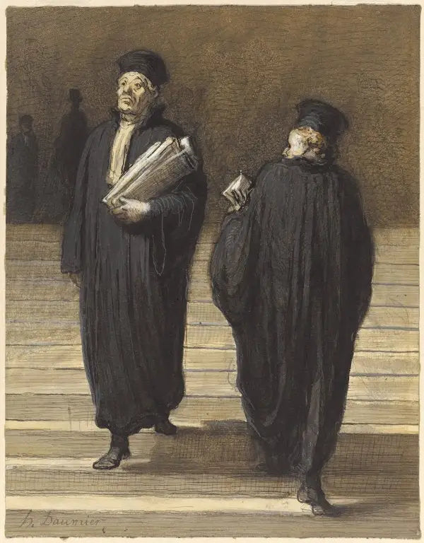 I due confratelli Avvocati - Honoré Daumier