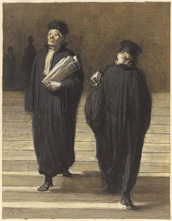 I due confratelli Avvocati - Honoré Daumier