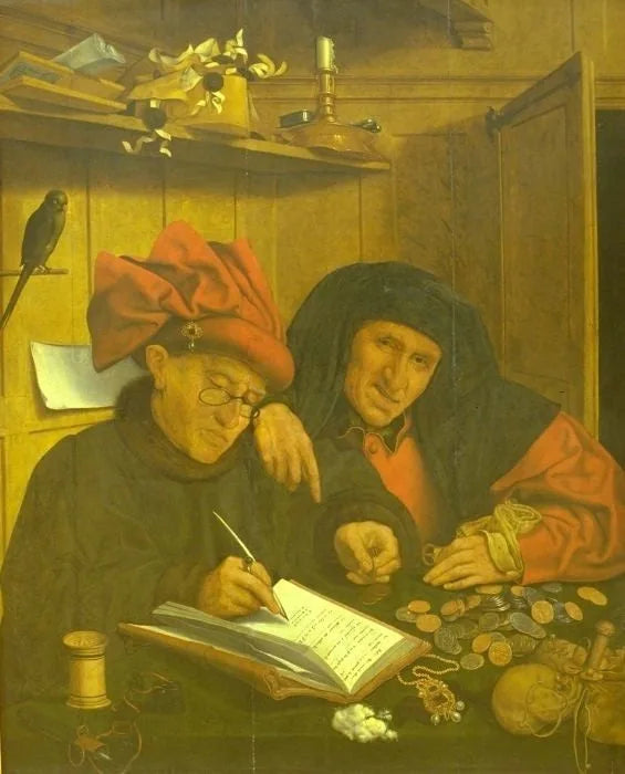 I due riscossori delle tasse - Quentin Metsys