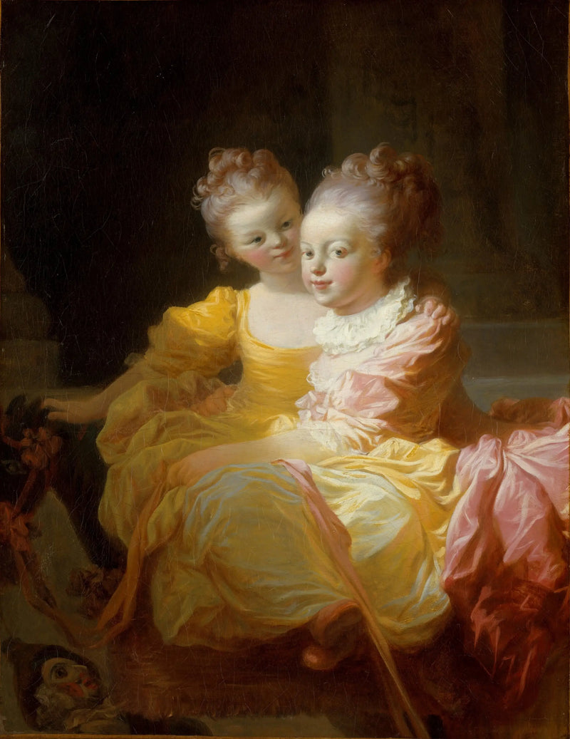 Le Due Sorelle - Jean-Honoré Fragonard