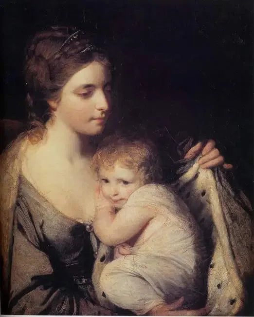 Le due Waldegrave, ritratto di Maria Walpole, contessa di Waldegrave, e di sua figlia Elisabeth Laura, da contessa di Waldegrave - Joshua Reynolds