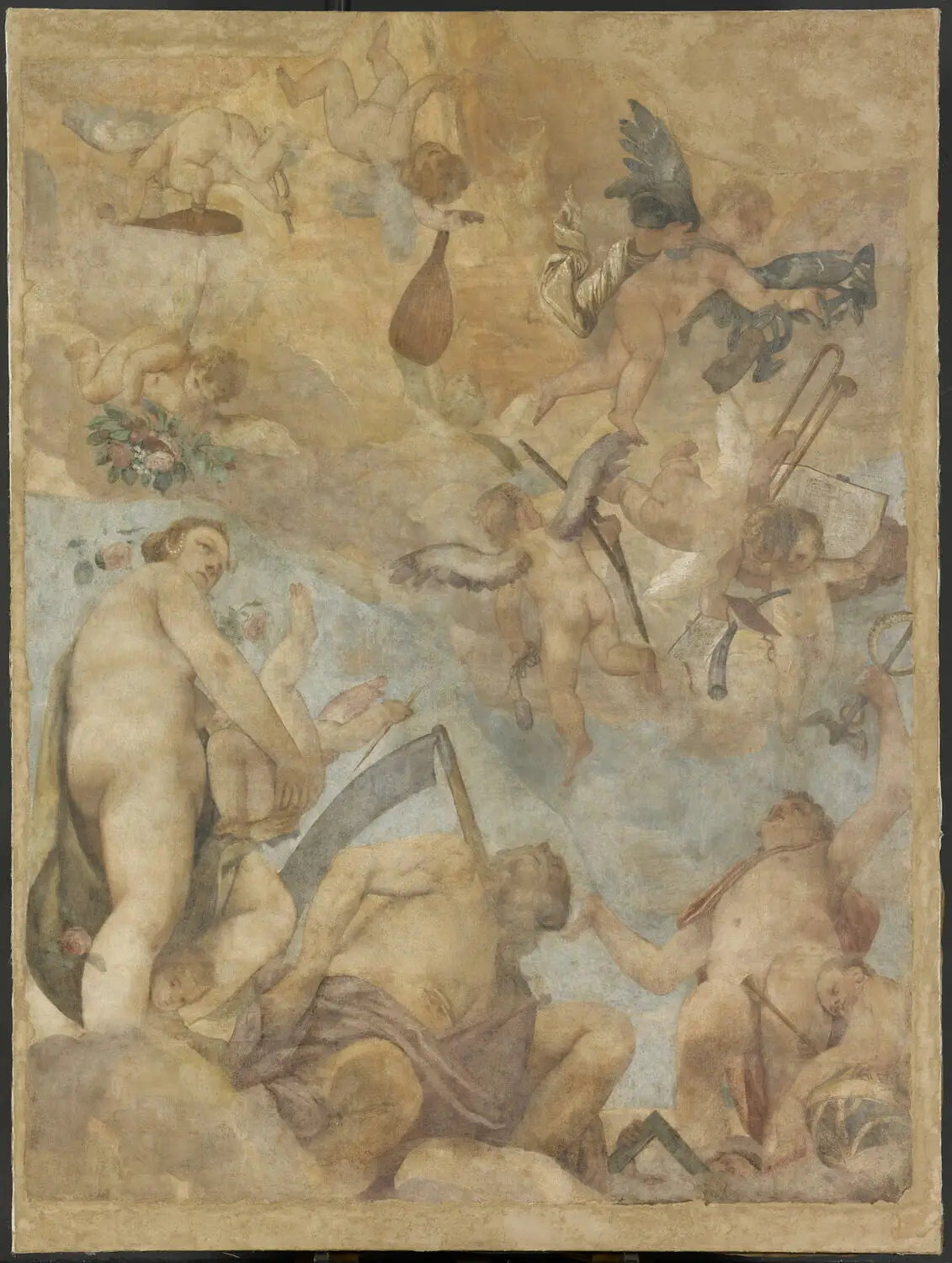 Les Dieux de l’Olympe: Vénus Saturne et Mercure - Paul Véronèse - Alpha Reproduction