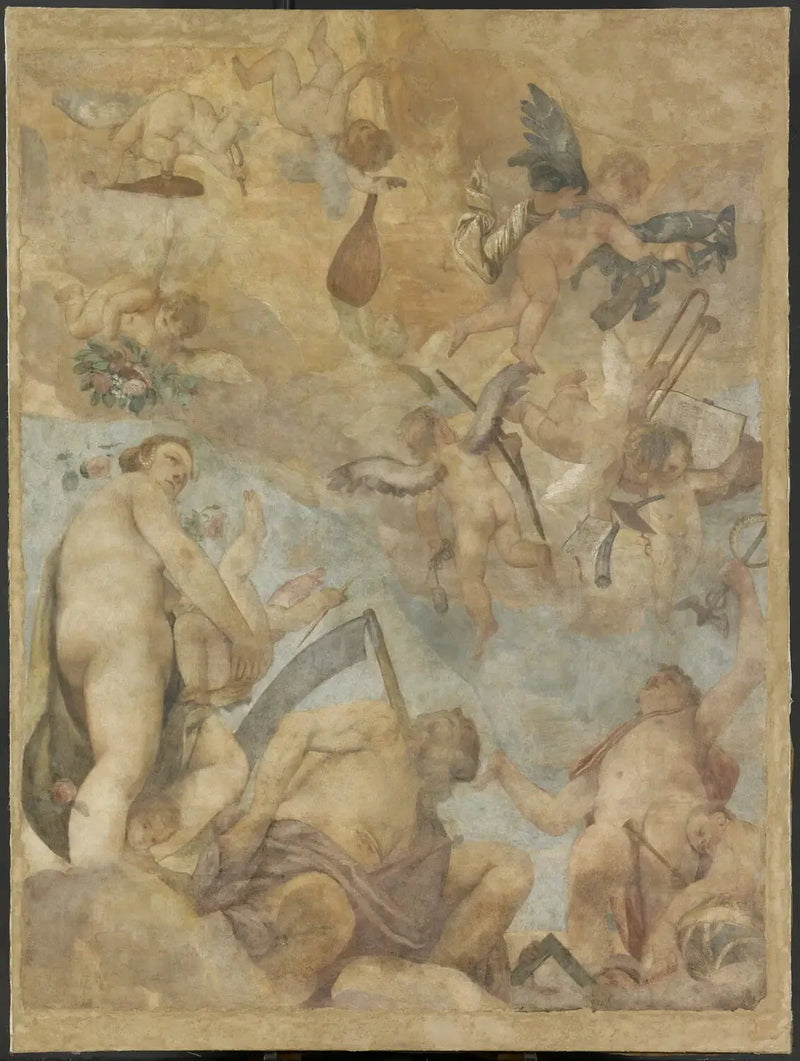 Gli Dei dell'Olimpo : Venere, Saturno e Mercurio - Paul Véronèse