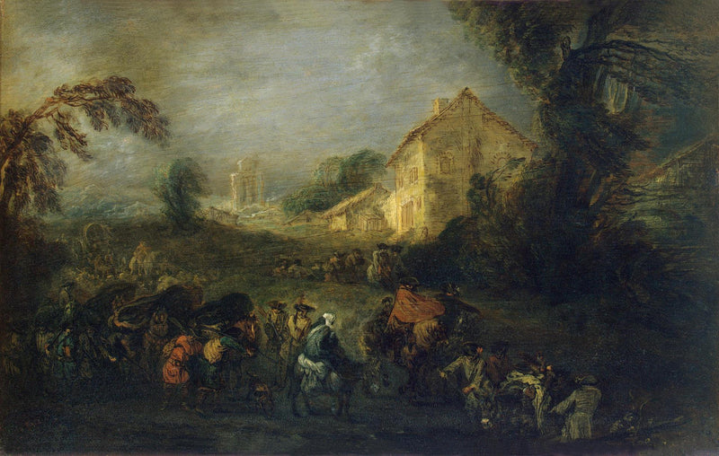Le difficoltà della guerra - Antoine Watteau