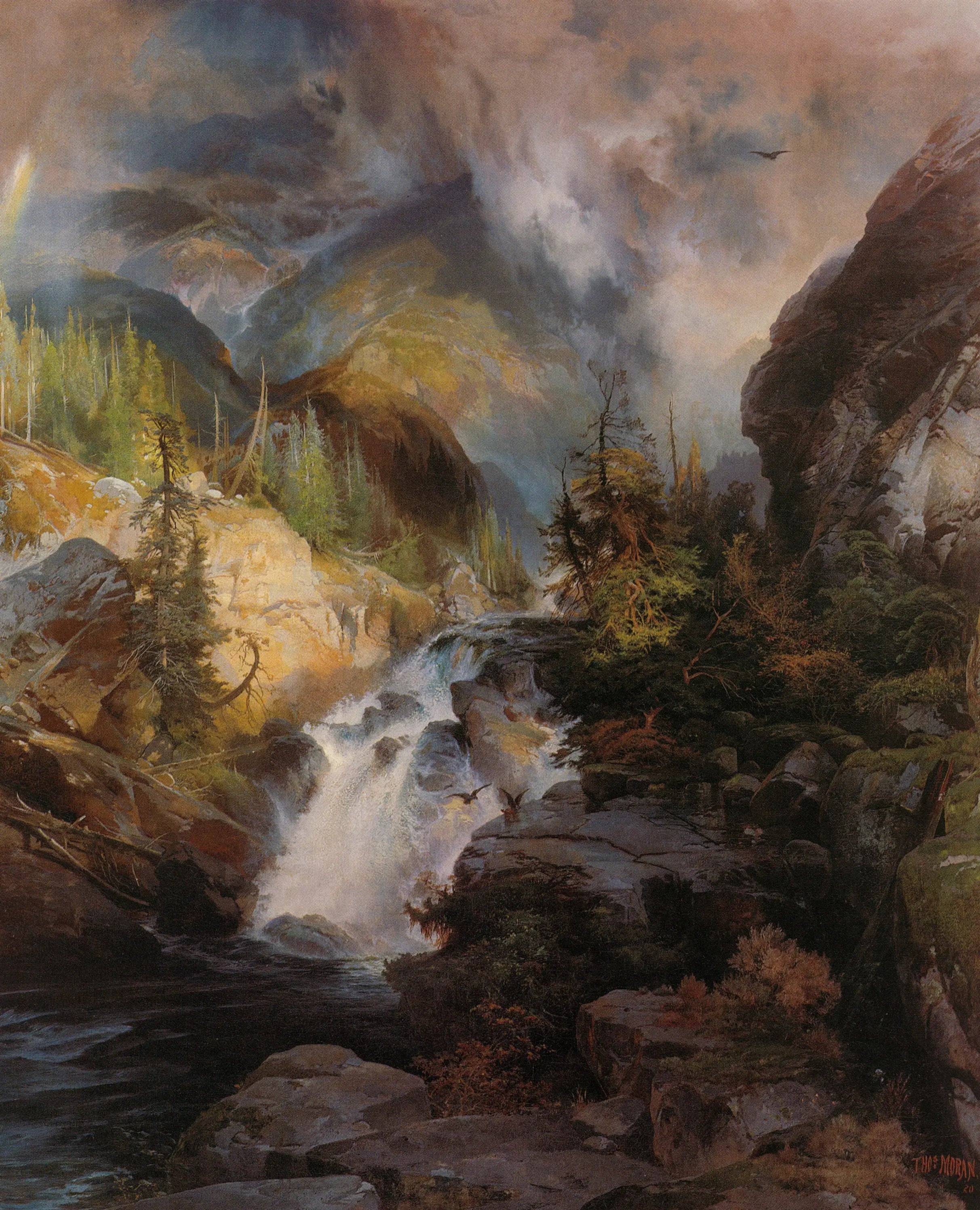 Les enfants de la montagne - Thomas Moran - Alpha Reproduction