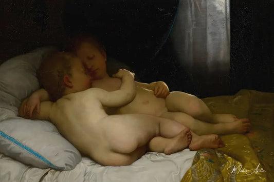 Les enfants endormis - William-Adolphe Bouguereau Reproductions de tableaux à la peinture à l’huile