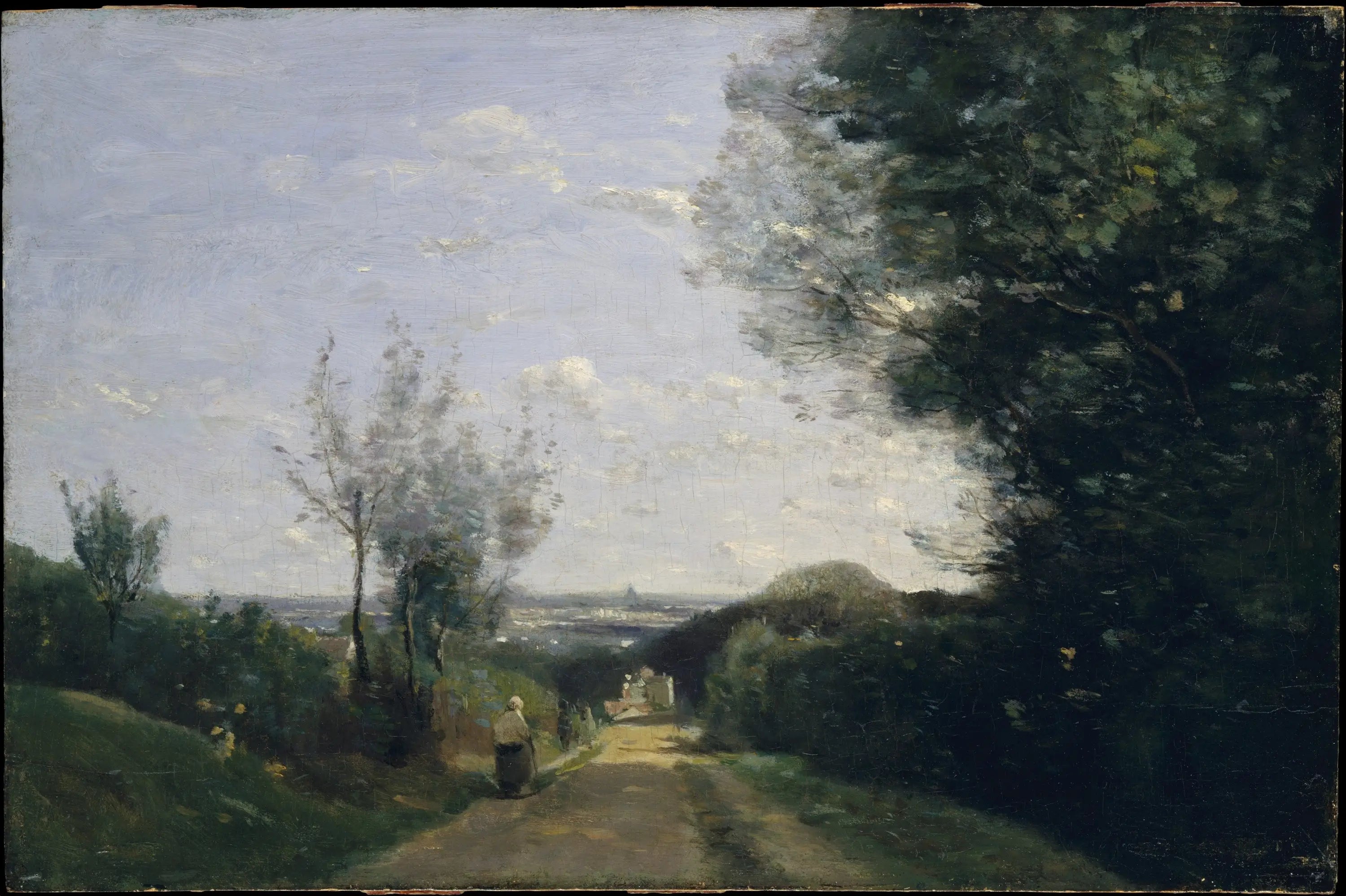 Les environs de Paris - Jean-Baptiste Camille Corot - Alpha Reproduction