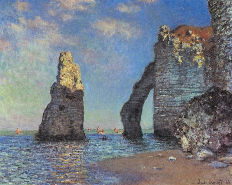 Le Scogliere di Étretat - Claude Monet