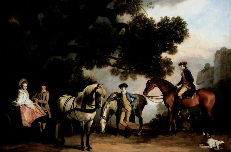 Le famiglie Milbanke e Melbourne - George Stubbs