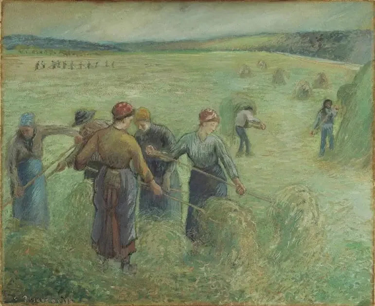 Le Fienaiuole - Camille Pissarro