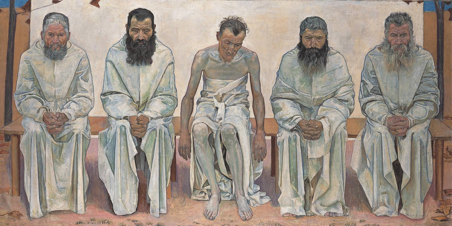 Gli stanchi della vita - Ferdinand Hodler