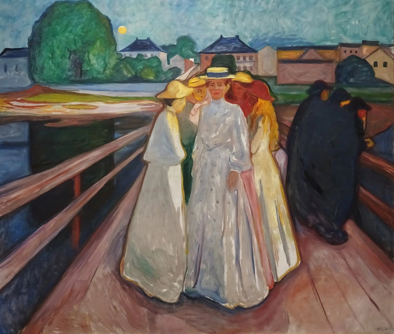 Le Donne sul ponte - Edvard Munch