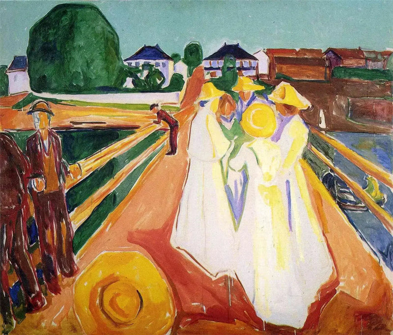 Le Donne sul ponte - Edvard Munch