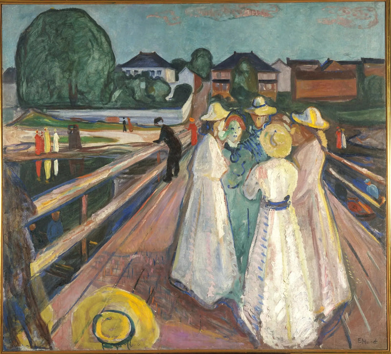 Le Donne sul ponte - Edvard Munch